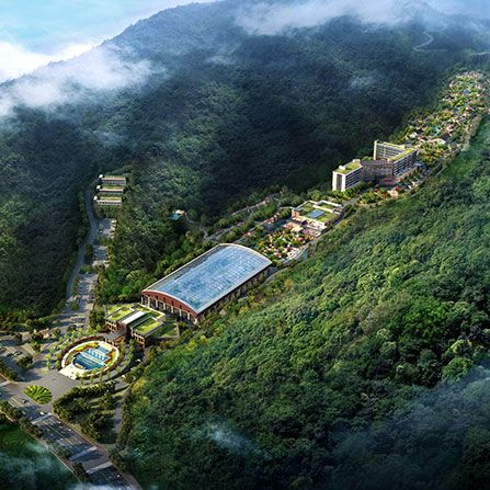 度假區(qū)標(biāo)識設(shè)計